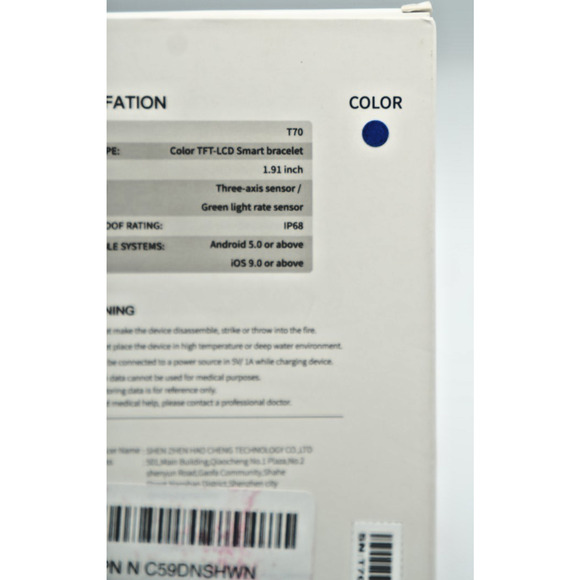 Smart Watch for Men & Women, 1.91" Fitness Tracker with Answer/Make Calls, IP68 - Picture 2 of 3